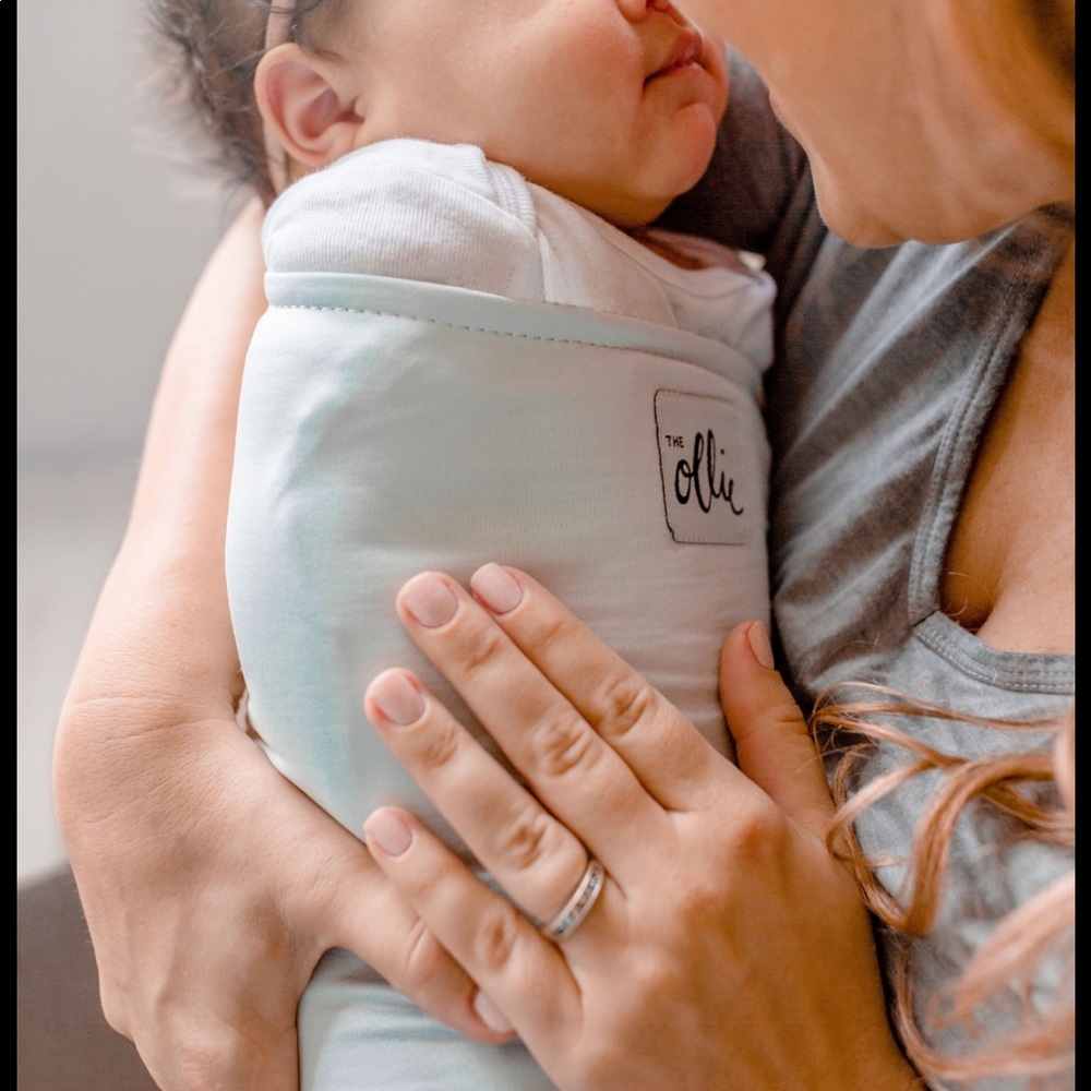 Olli Baby Light Blue Sleep Sack Swaddle